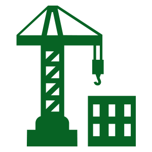Nucor green construction icon