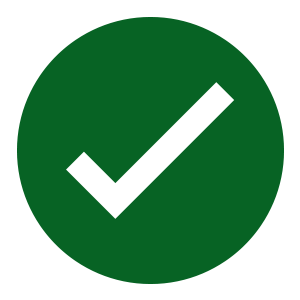 green checkmark icon