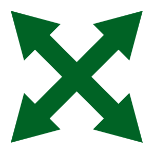 Green versatility icon