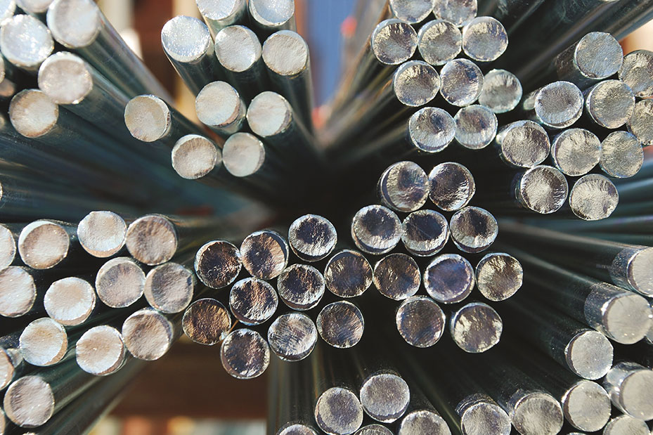 Photo of Nucor steel bar